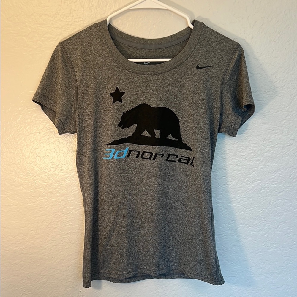 Nike Dri-FIT Heather Gray Tee